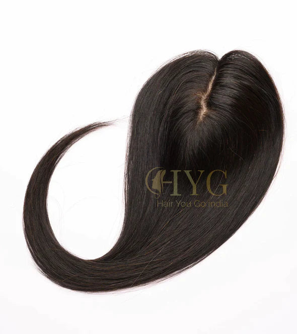 100% Real Human Hair Scalp Topper (2x4)