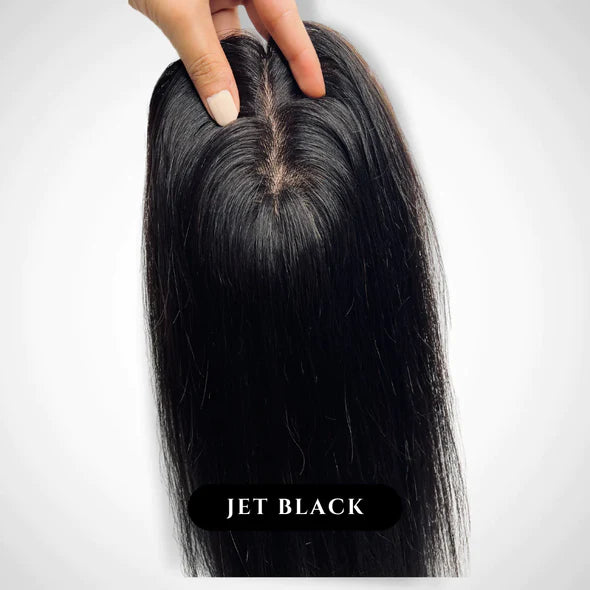 100% Real Human Hair Scalp Topper (2x4)