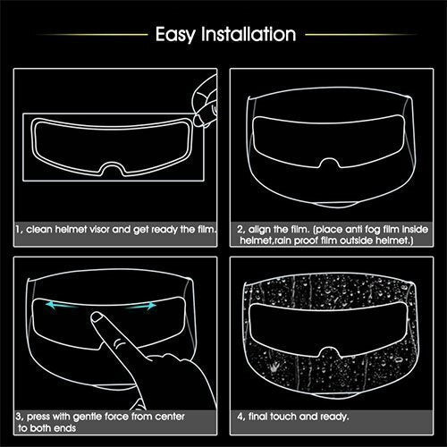 Photochromic Anti-fog helmet film【HOT SALE-45%OFF🔥🔥🔥🔥🔥】