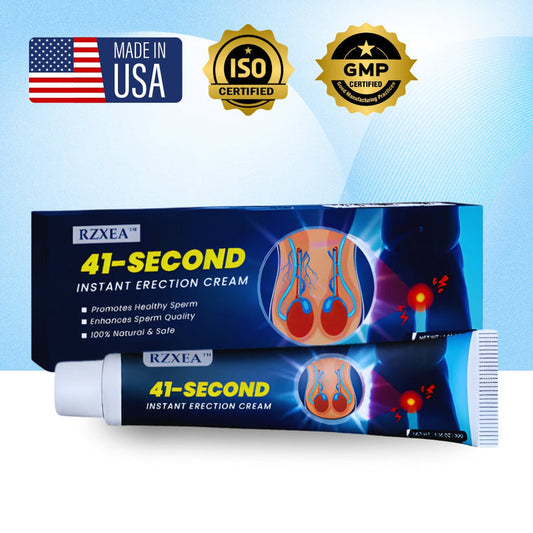Seconds Lift, 4-Hour Thunder: RZXEA™ 41-Second Instant Erection Cream